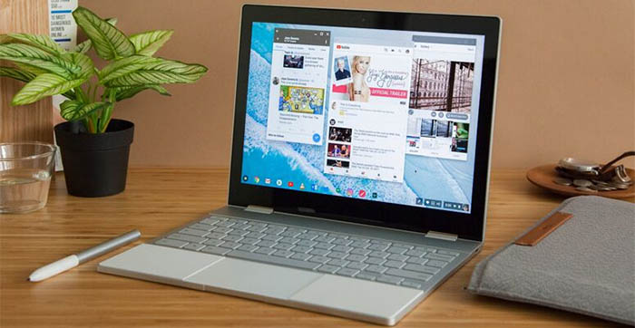PixelBook en funcionamiento