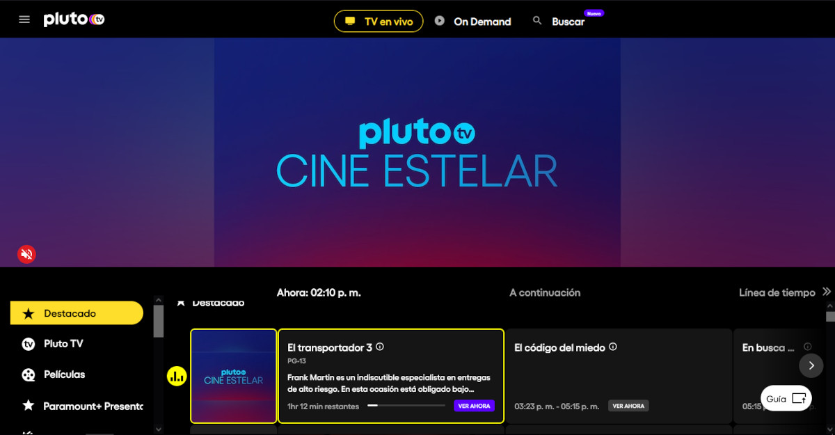 Pluto tv alternativa gratis a la televisión de cable en Estados Unidos