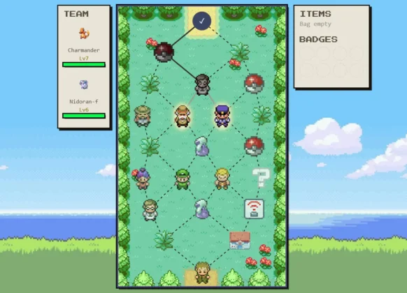 Mapa del juego Pokélike