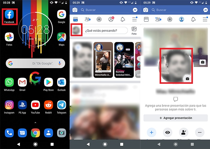 Poner bandera LGBT Facebook paso 1