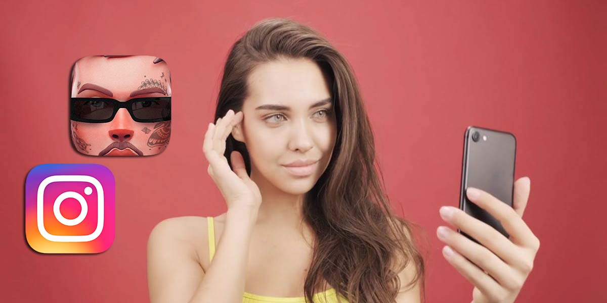 Ponerte tatuajes en la cara filtro de Instagram Ponerte tatuajes en la cara filtro de Instagram