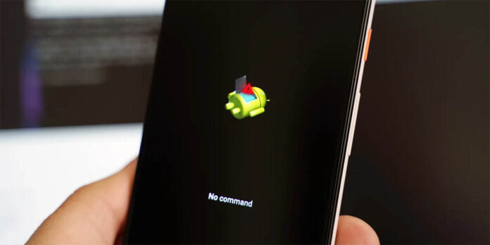 Por que aparece pantalla no command en android solucion