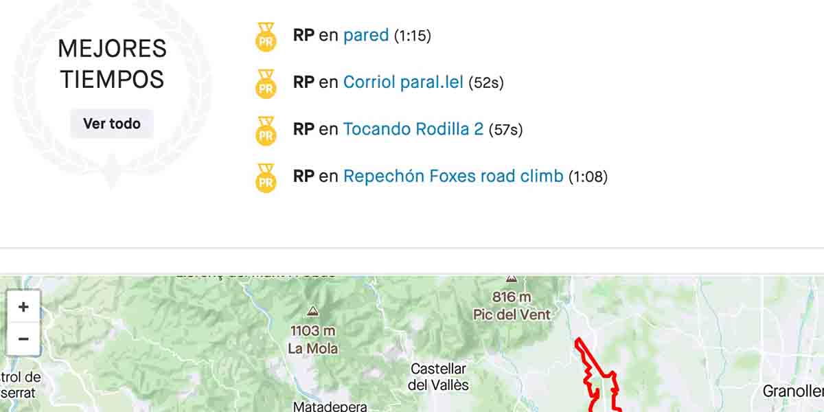 ¿Por qué superar RP en Strava?