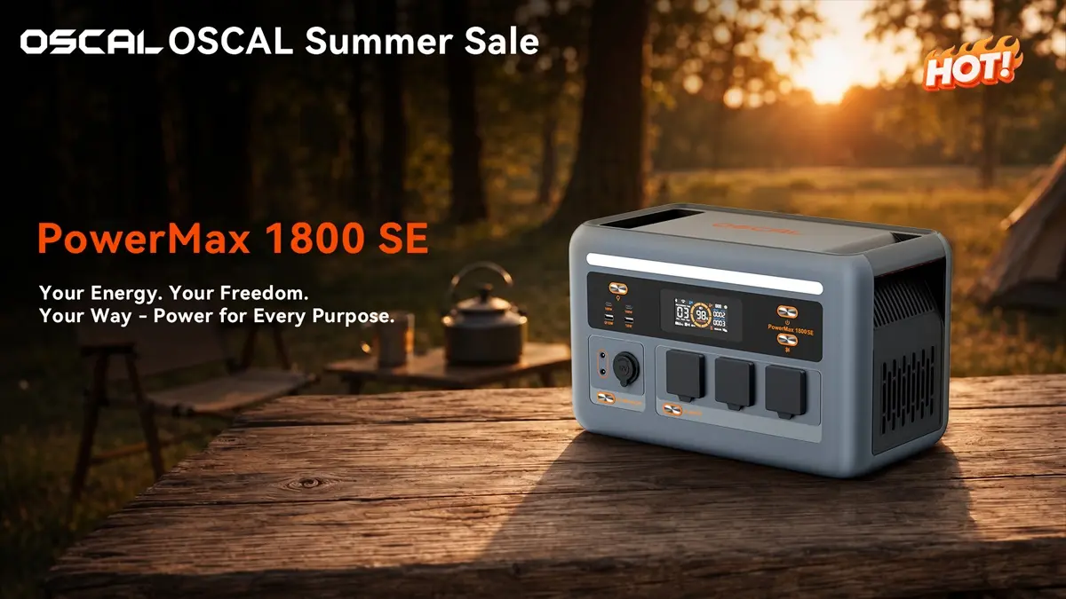 PowerMax 1800 SE rendimiento compacto de 1800W con bateria LiFePO y cambio SAI