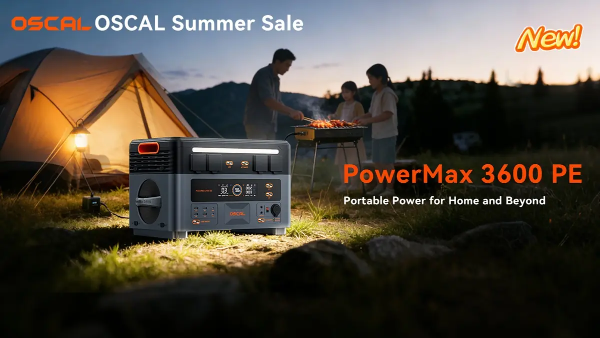 PowerMax 3600 PE potencia portatil de 3600W con recarga solar ultra rapida de 1600W