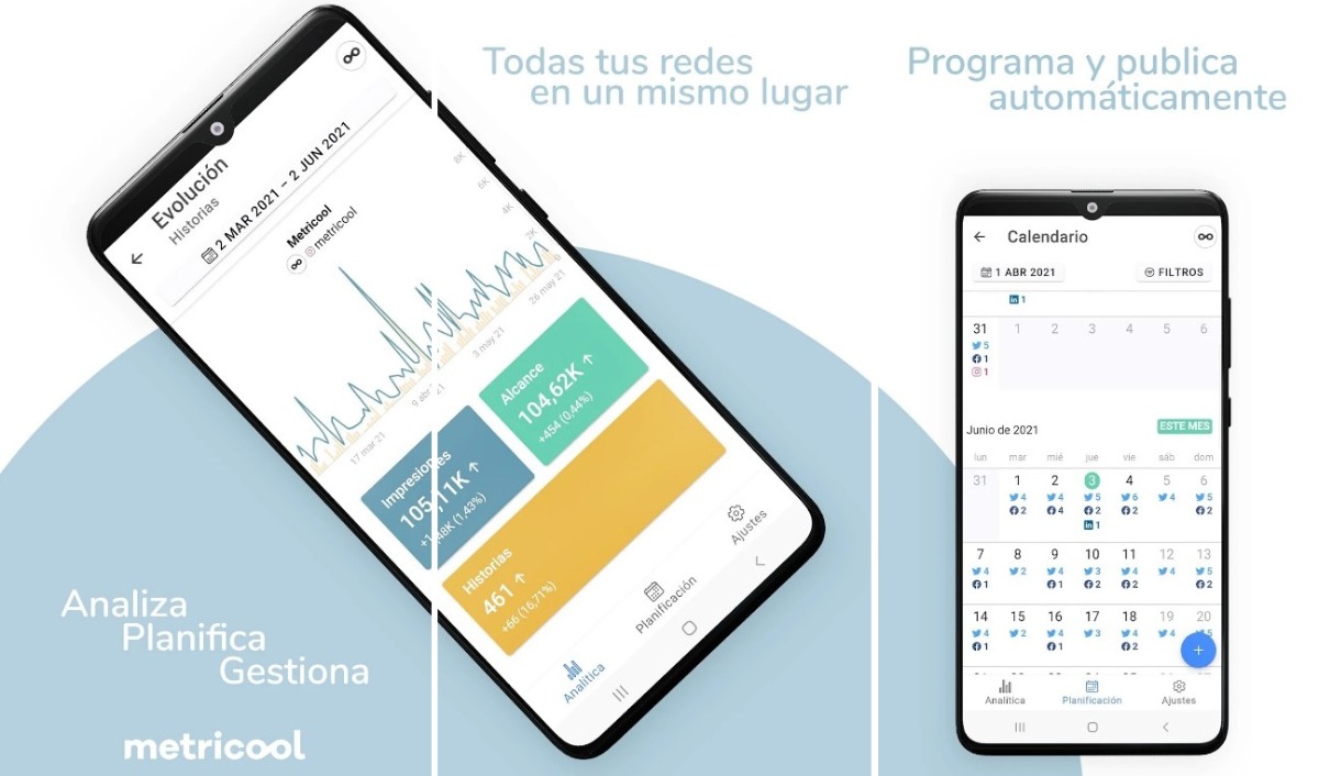 Programar video en tiktok con Metricool