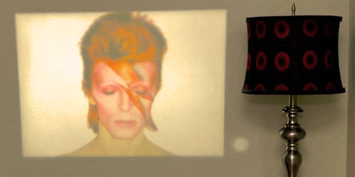 Proyector funcionando