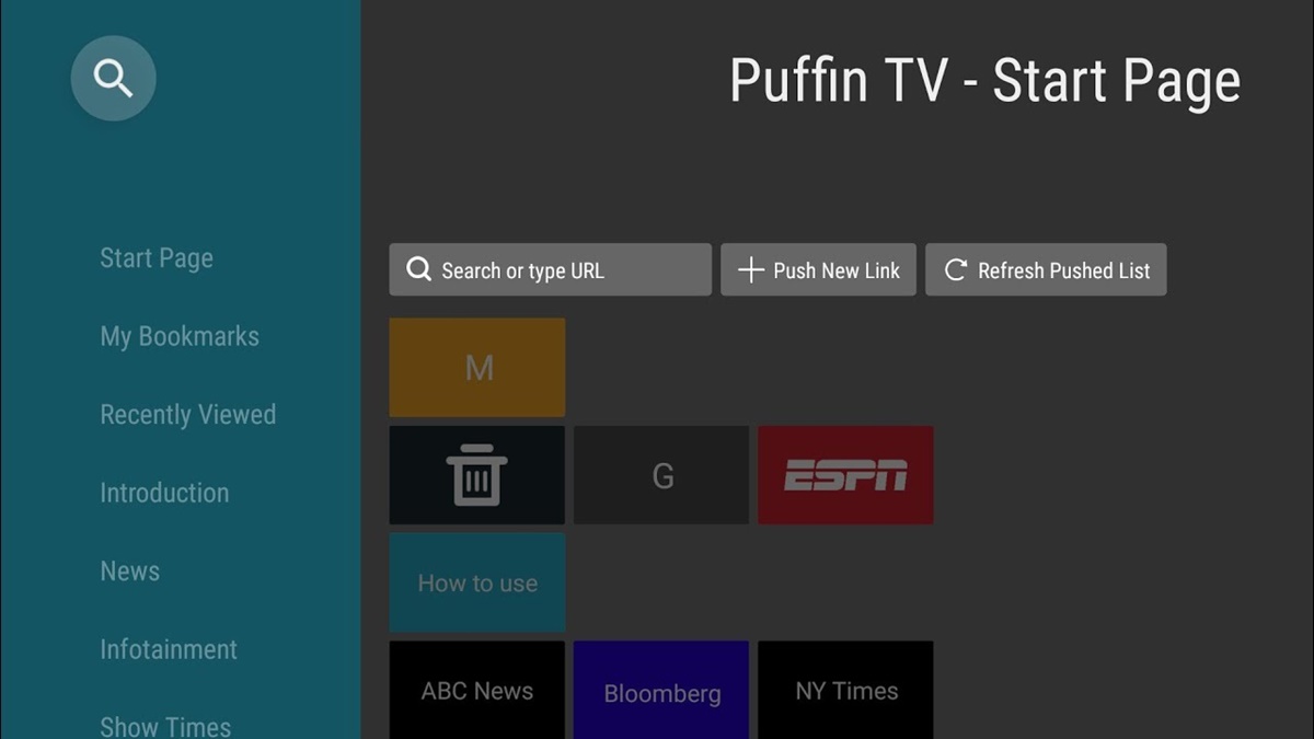 Puffin TV navegador Android