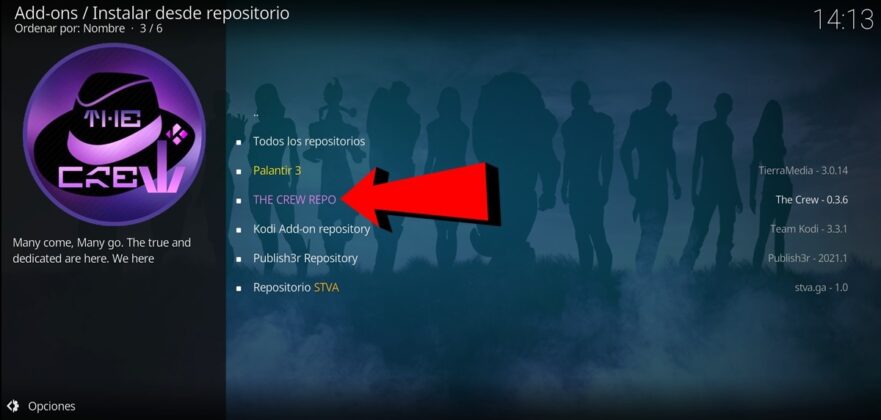 Pulsa en THE CREW REPO