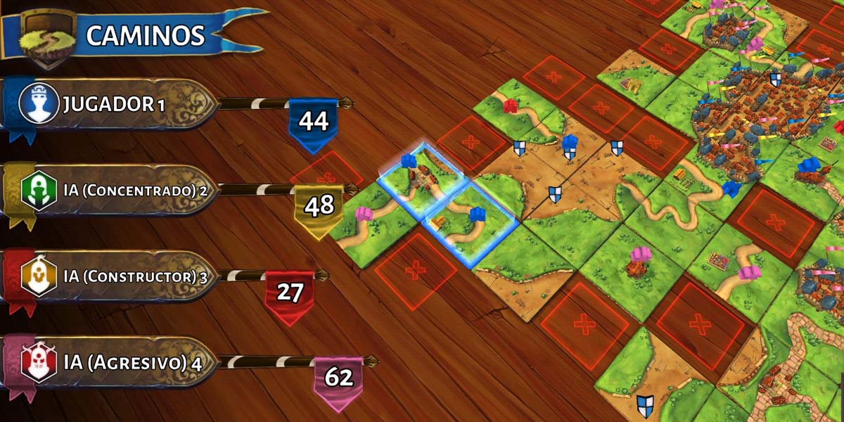 Puntuación Carcassonne para Android