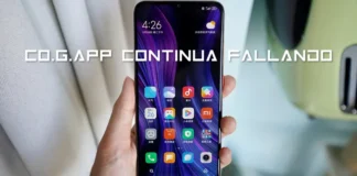 Que es co.g.app continua fallando como solucionarlo en Xiaomi