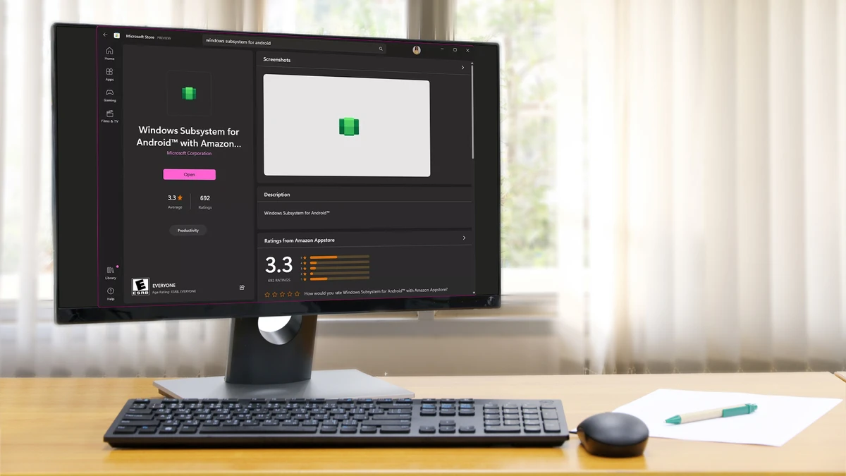 Que es el subsistema de windows para Android en Windows 11
