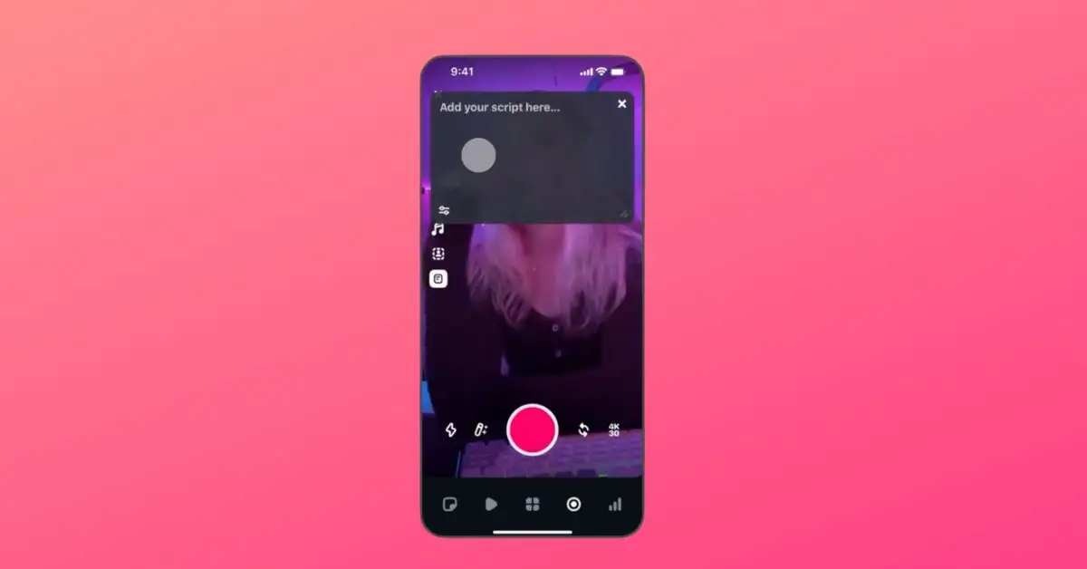 Qué es el teleprompter de Instagram