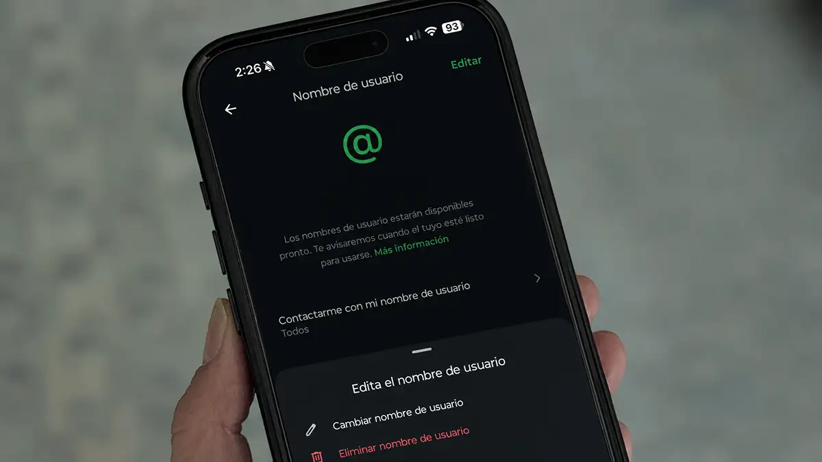 Qué pasa cuando eliminas tu nombre de usuario de WhatsApp