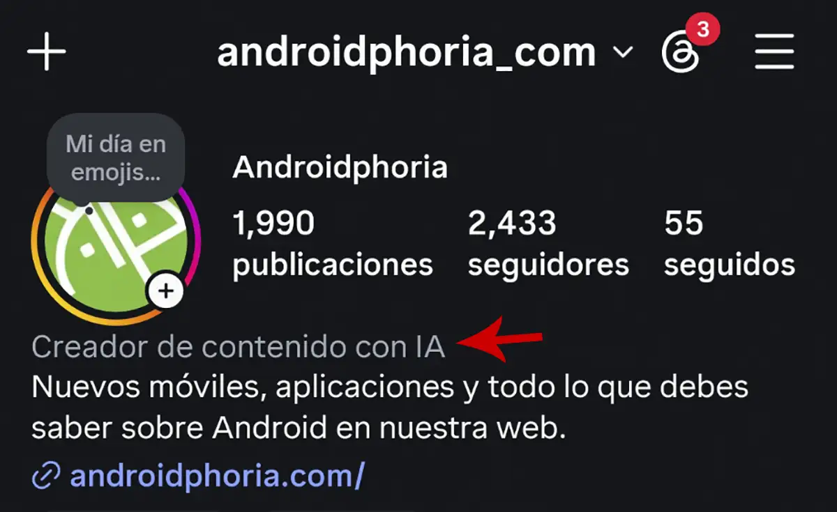 Qué significa la etiqueta Creador de IA en Instagram
