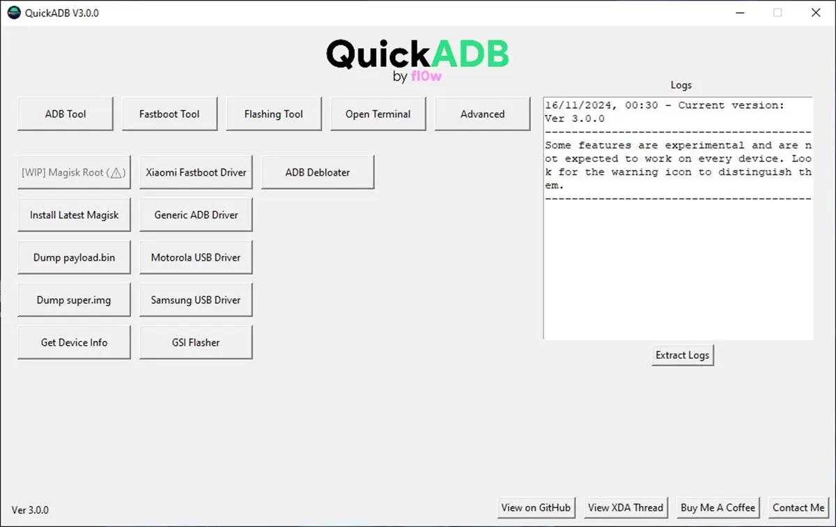 QuickADB programas