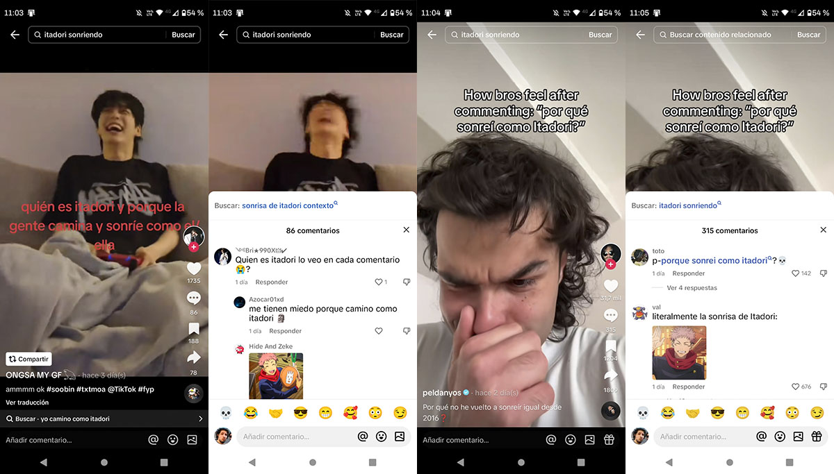 Quien es Itadori y por que ponen comentarios de su sonrisa en TikTok