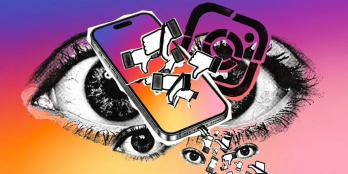 Quien puede ver si das No me gusta en Instagram