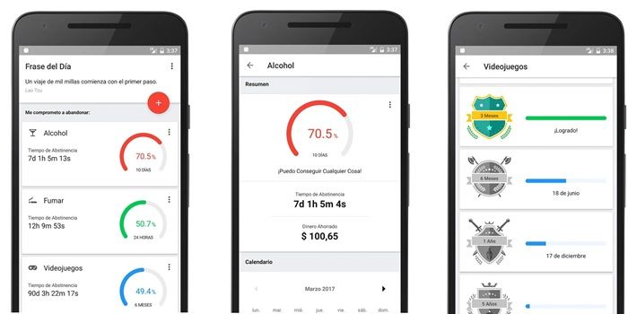 Quitzilla app conseguir objetivos