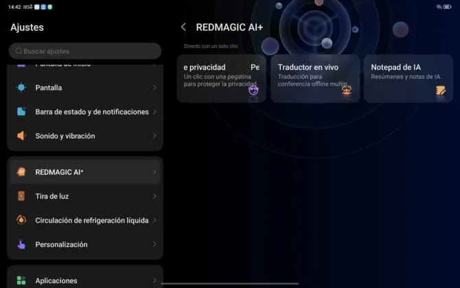 REDMAGIC Astra 2 la IA de REDMAGIC viene con funciones y herramientas muy interesantes