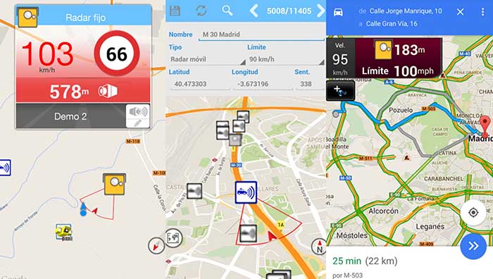 Radardroid para Android