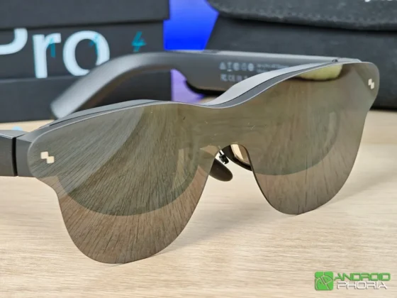 RayNeo Air 4 Pro de frente son muy parecidos a unas gafas de sol de toda la vida