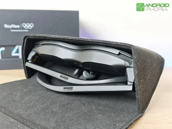 RayNeo Air 4 Pro siento que una funda rigida protegeria mejor la tecnologia de las gafas