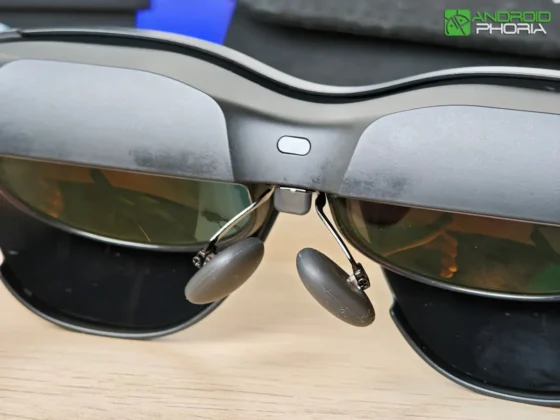 RayNeo Air 4 Pro viene con almohadillas nasales muy comodas