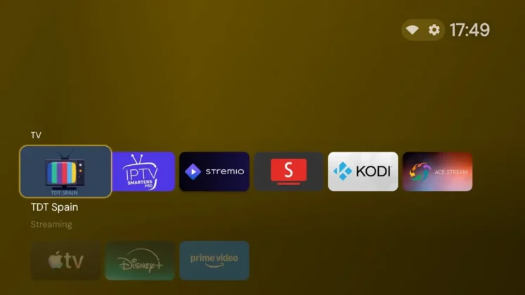 RayNeo Pocket TV asi se ve con Projectivity Launcher para deshacerte de los anuncios de Google TV