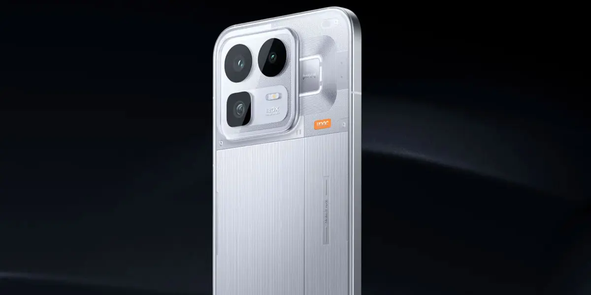 Realme Neo8 en color blanco