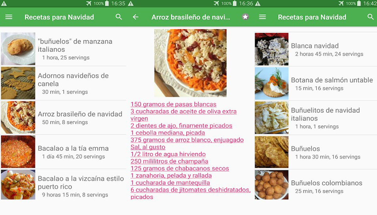 Recetas para Navidad