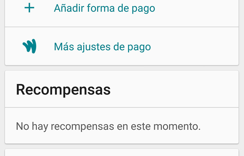 Recompensas en Google Play