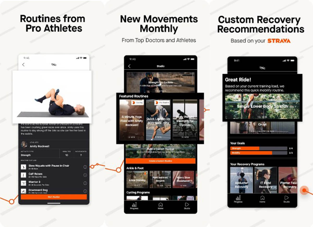 Recover Athletics app