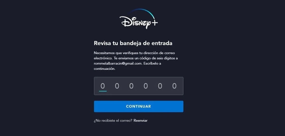 Recuperar contraseña disney plus PC