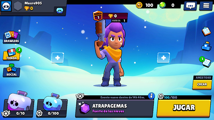 Recuperar cuenta Brawl Stars paso 1