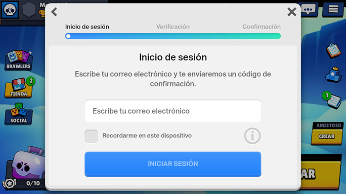 Recuperar cuenta Brawl Stars paso 4