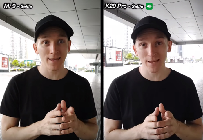 Redmi K20 Pro vs Xiaomi Mi 9 camaras delanteras comparacion