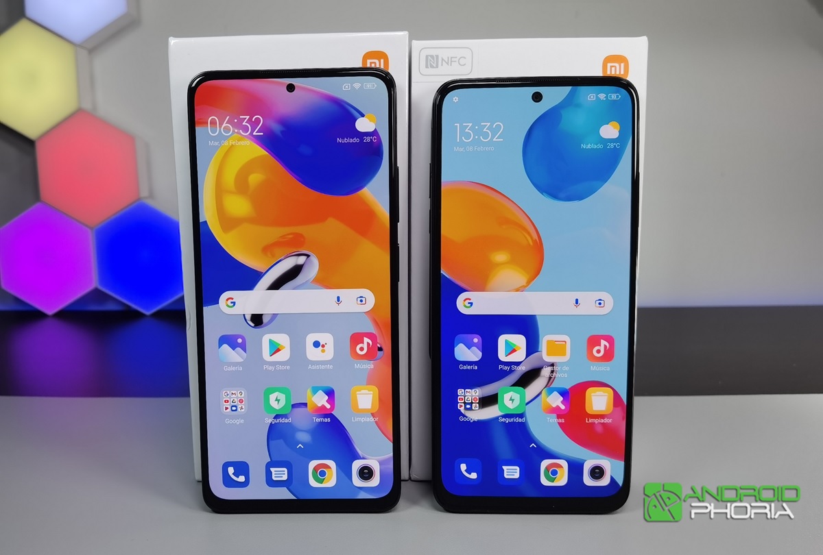 Redmi Note 11 vs Pro 5G panel AMOLED