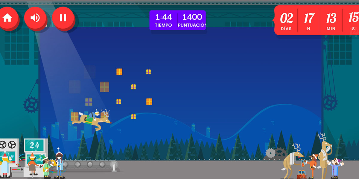 Reno a la carrera Santa Tracker