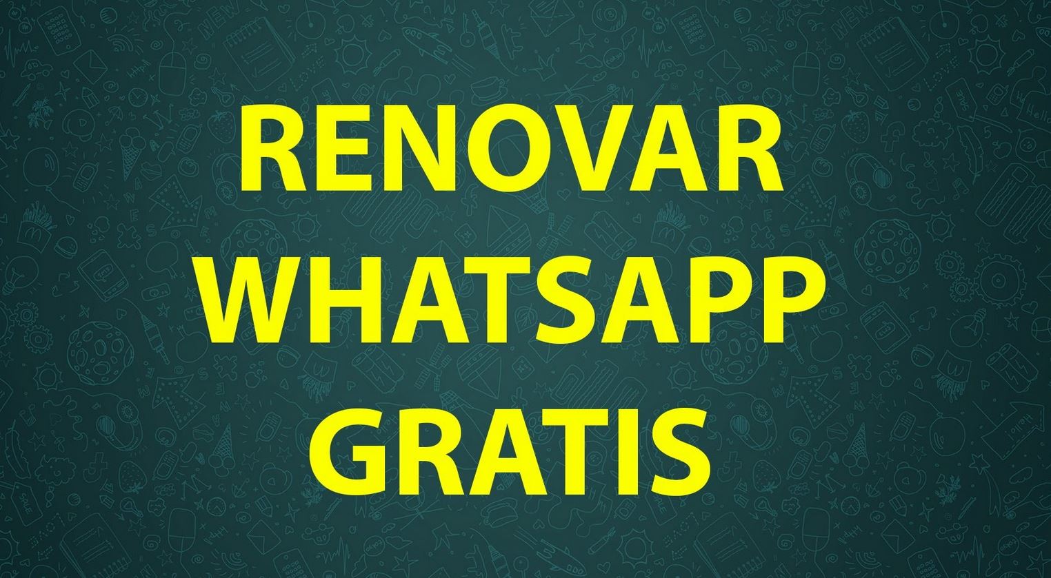 Renovar WhatsApp gratis