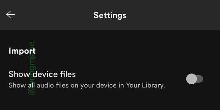 Reproducir musica guardada en el movil Spotify