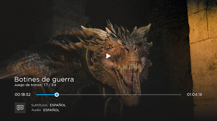 Reproductor HBO Android TV