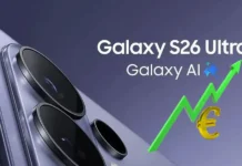 Revelados los precios de los Samsung Galaxy S26 en Europa