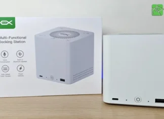 Review de Beelink EX Mate Pro estacion USB4 con SSD y altavoz
