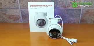 Review de SwitchBot Outdoor Pan Tilt Cam 3K camara de vigilancia con IA