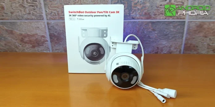 Review de SwitchBot Outdoor Pan Tilt Cam 3K camara de vigilancia con IA