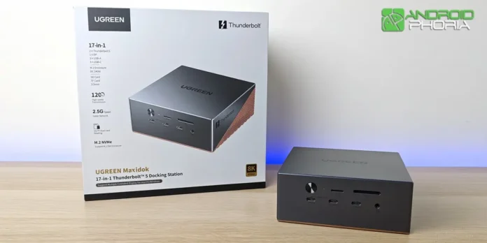 Review de UGREEN Maxidok 17-en-1 el mejor dock Thunderbolt 5