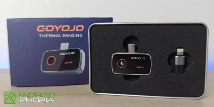 Review de la GOYOJO GW340 una camara termica de bolsillo Review de la GOYOJO GW340 una camara termica de bolsillo