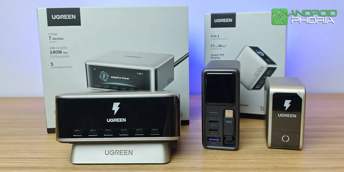 Probamos la serie UGREEN Nexode Pro: adiós cargadores aburridos, hola pantallas y funciones inteligentes