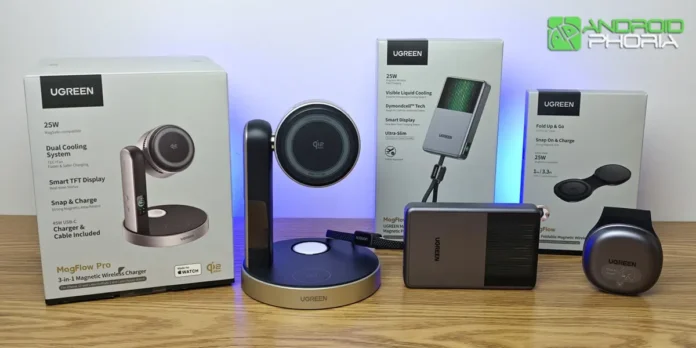 Review de los UGREEN MagFlow cargadores y powerbank con refrigeracion activa o liquida Review de los UGREEN MagFlow cargadores y powerbank con refrigeracion activa o liquida